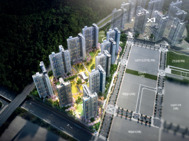 북오산자이 모델하우스 단지설계 안내